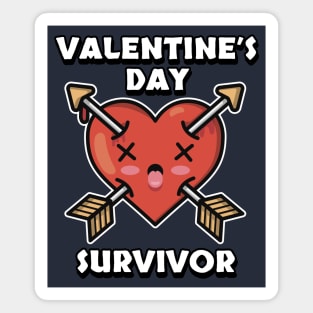 Valentine's Day Survivor Magnet